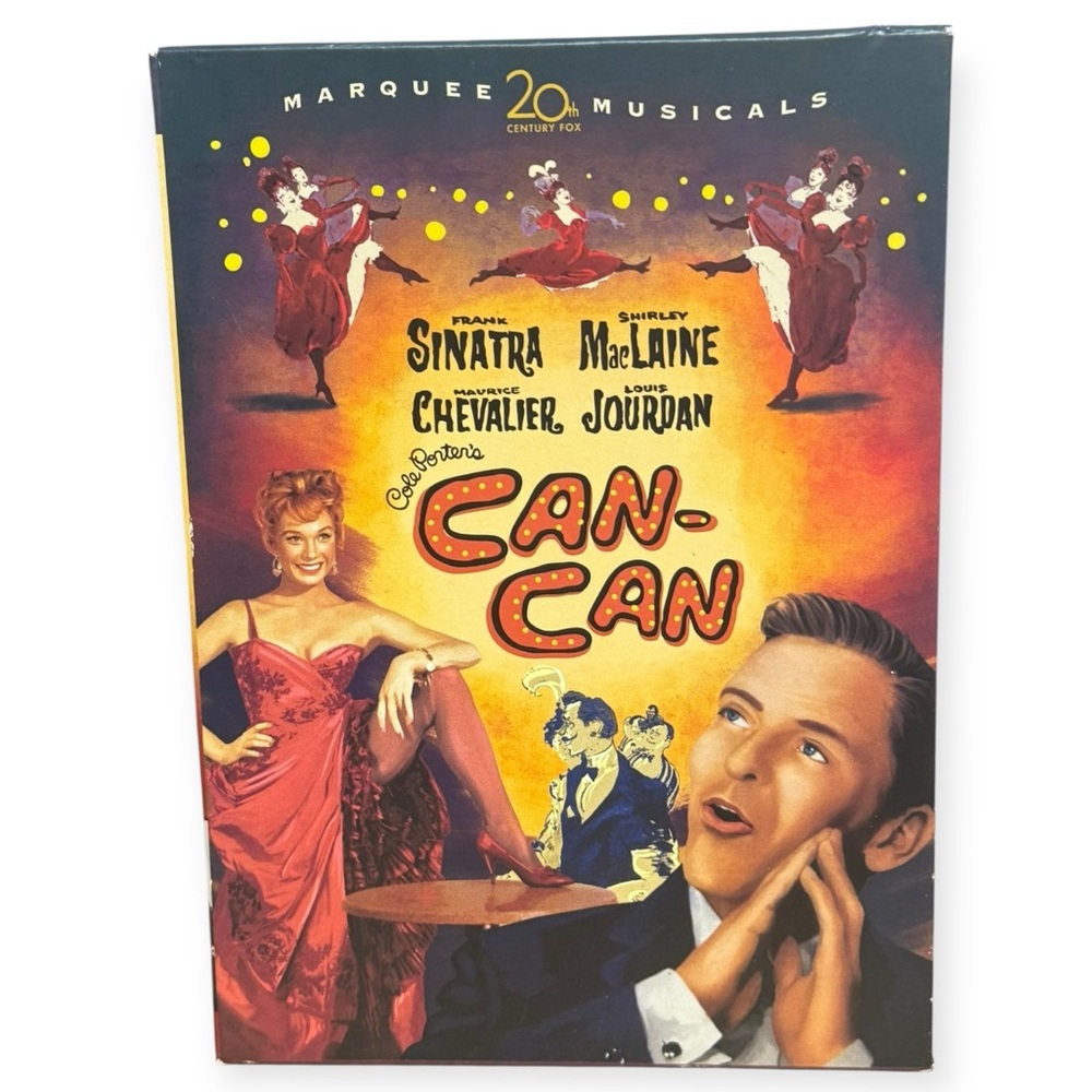 Fox Can-Can DVD - Vibrant Red and Blue Cover‎